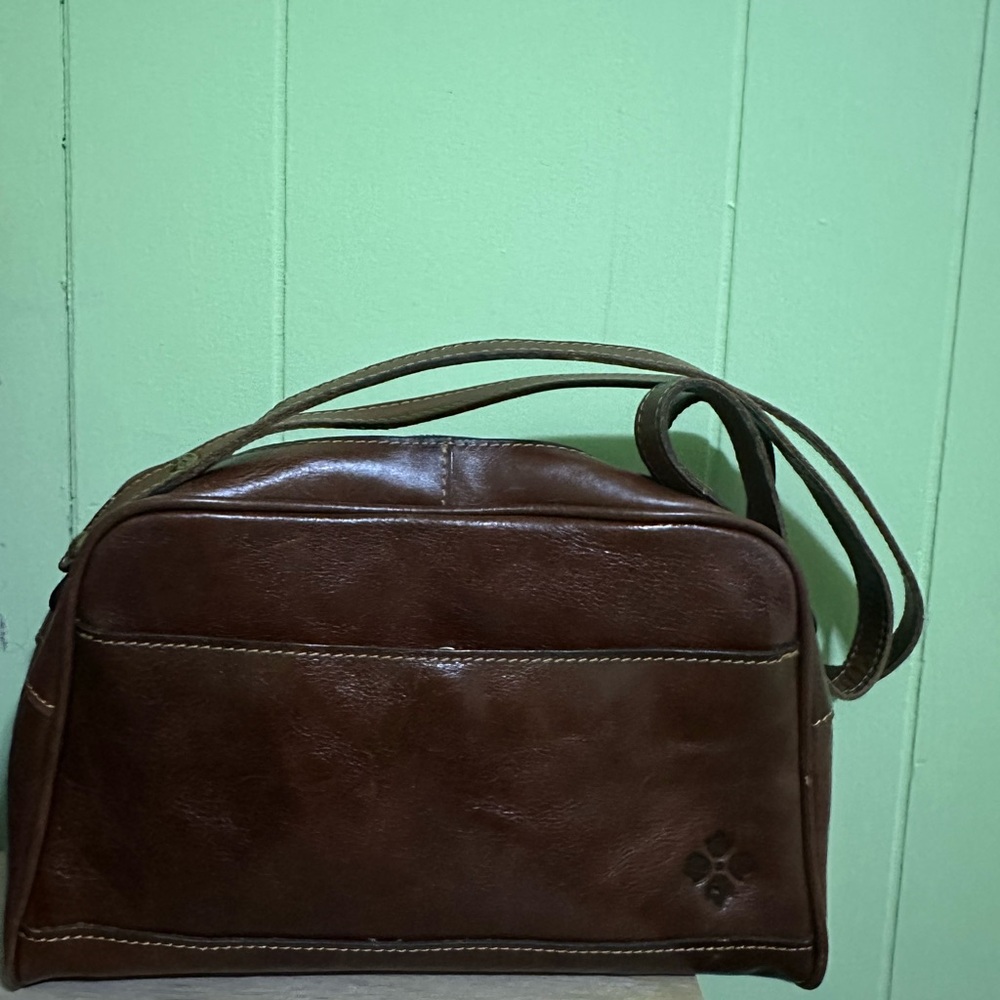 Patricia Nash Brown Leather Crossbody Bag